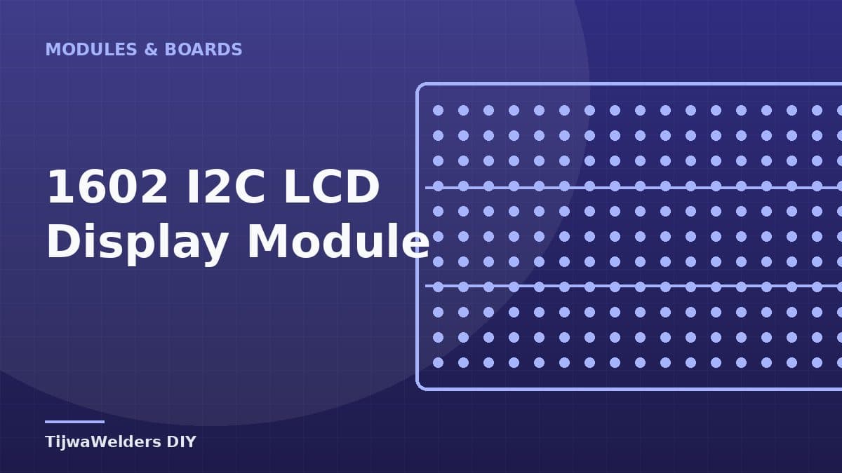 1602 I2C LCD Display Module