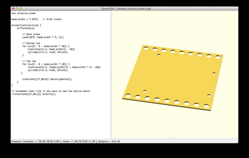 UNO Mounting Plate