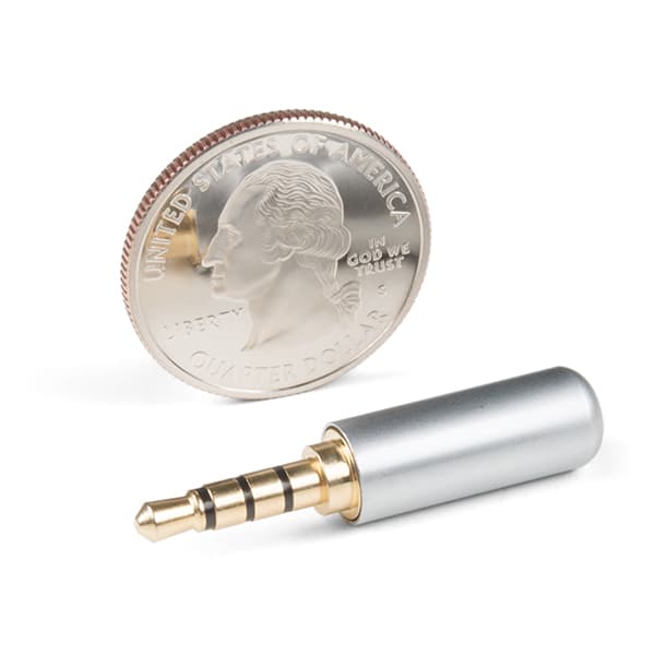 TRRS Audio Plug - 3.5mm (Metal) (48359550276)
