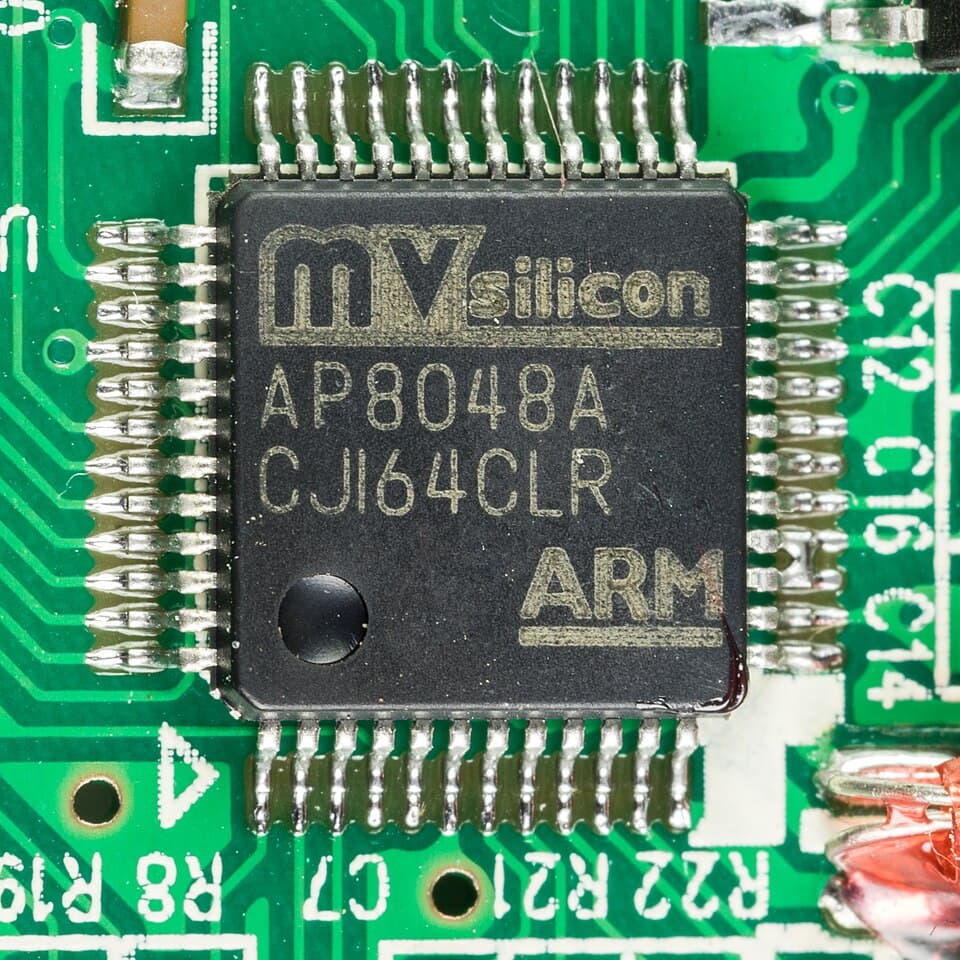 T10 Car Bluetooth FM Transmitter - display part - board - MVSILICON AP8048A-0585