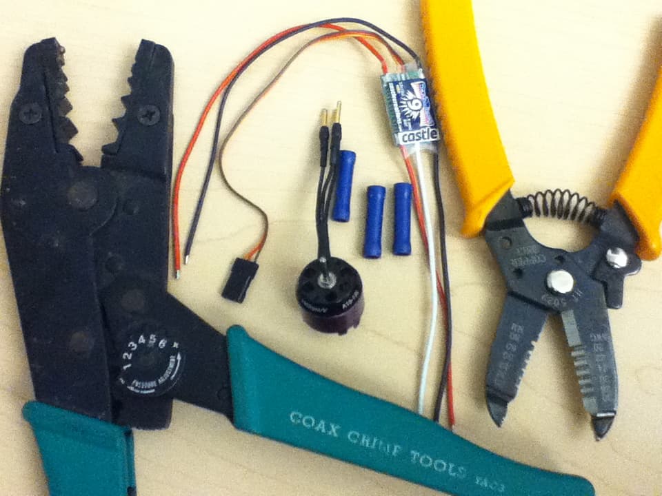 Crimper Thunderbird 9 ESC Butt Connectors Motor and Wire Strippers