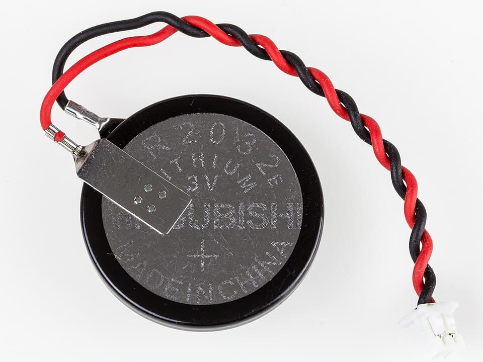 CR2032 battery, Mitsubishi, computer backup battery-2423