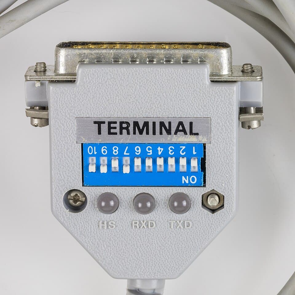 Serial console cable, D-sub 25 male and female connectors with DIP switches integrated-0363