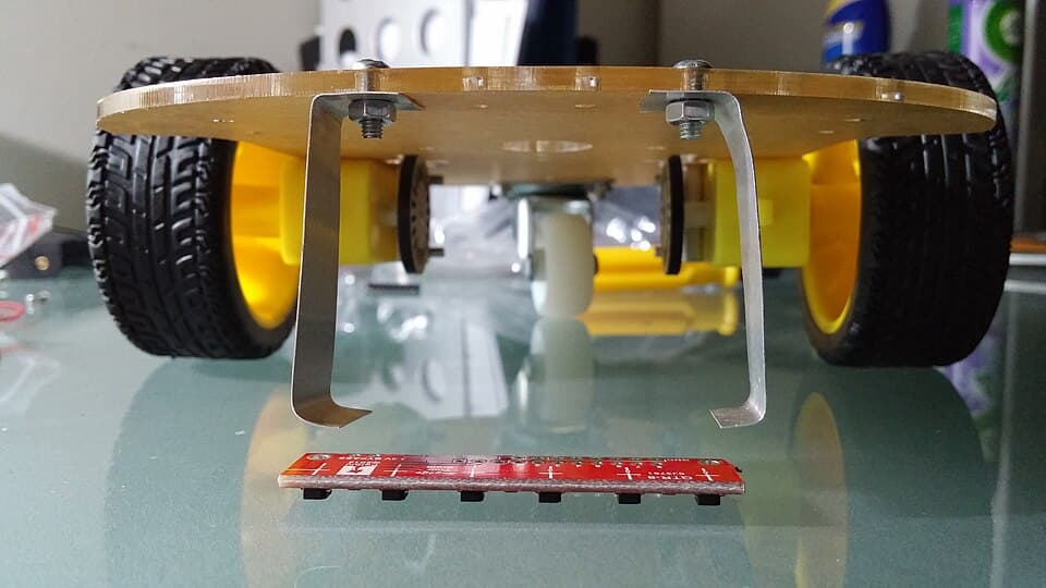 Sensor bracket front view