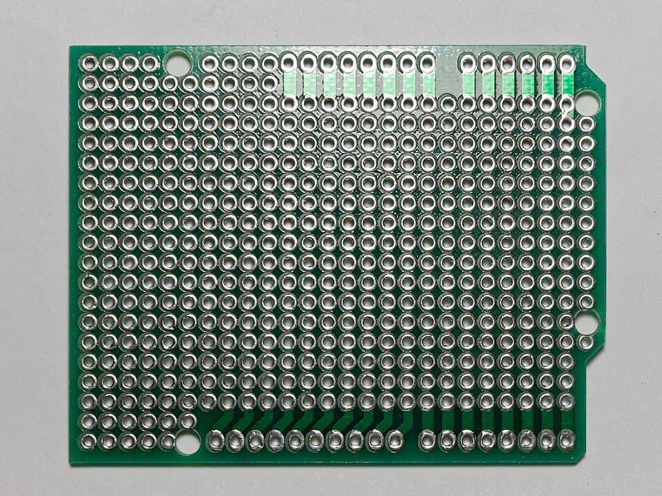 Arduino Uno shield - generic green - side B