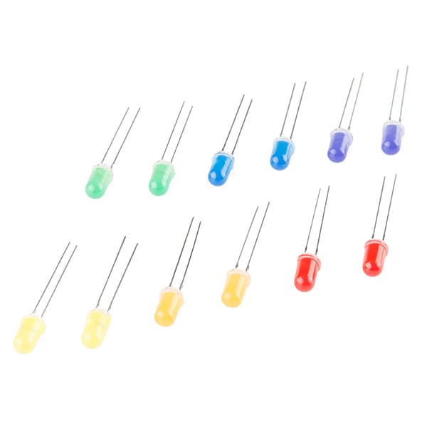 LED Rainbow Pack - 5mm PTH 12903-01