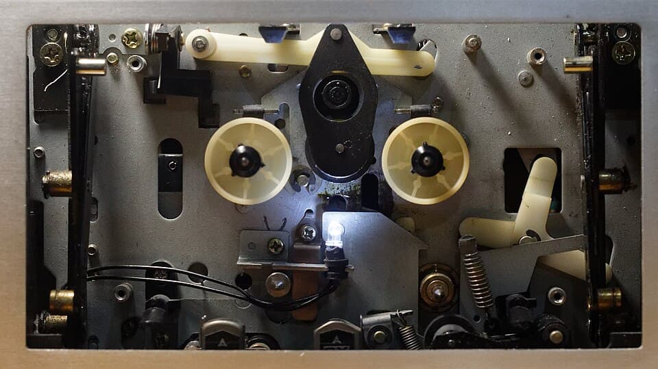 Technics RS-M270x mech with white replacement LED