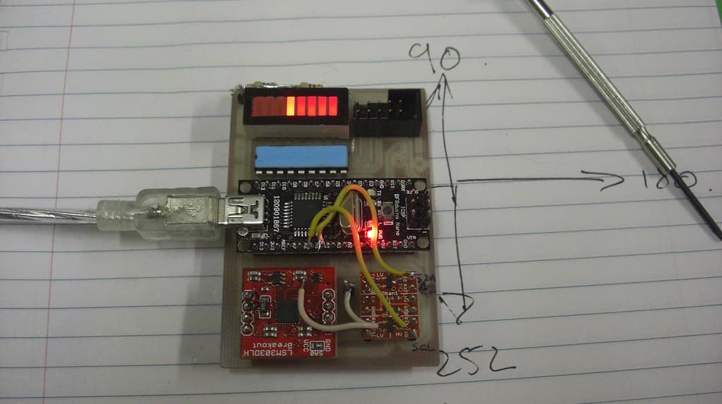 LSM303 Compass board small