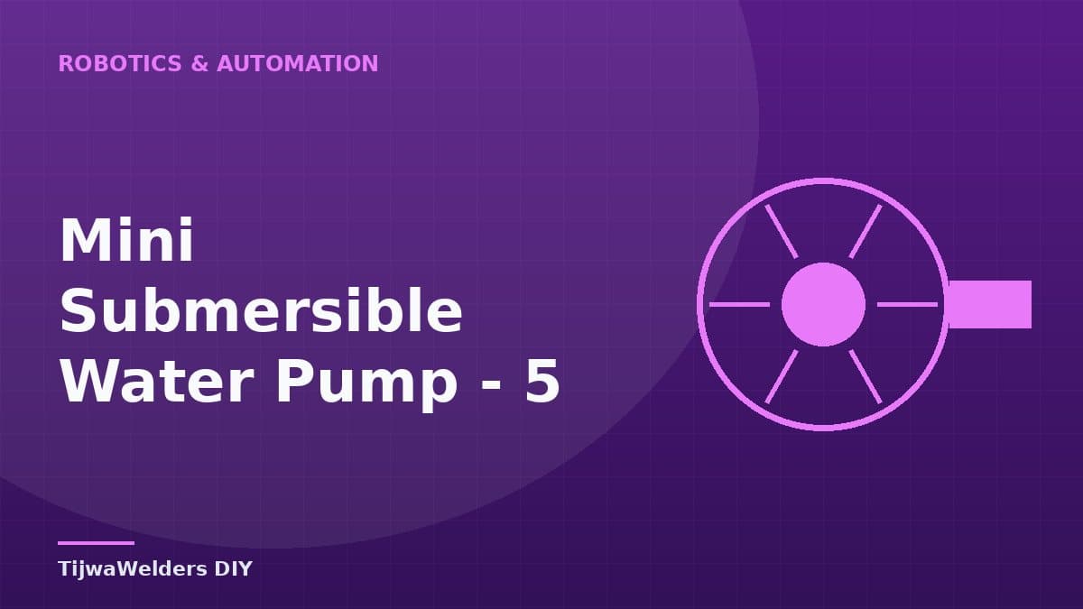Mini Submersible Water Pump — 5 V