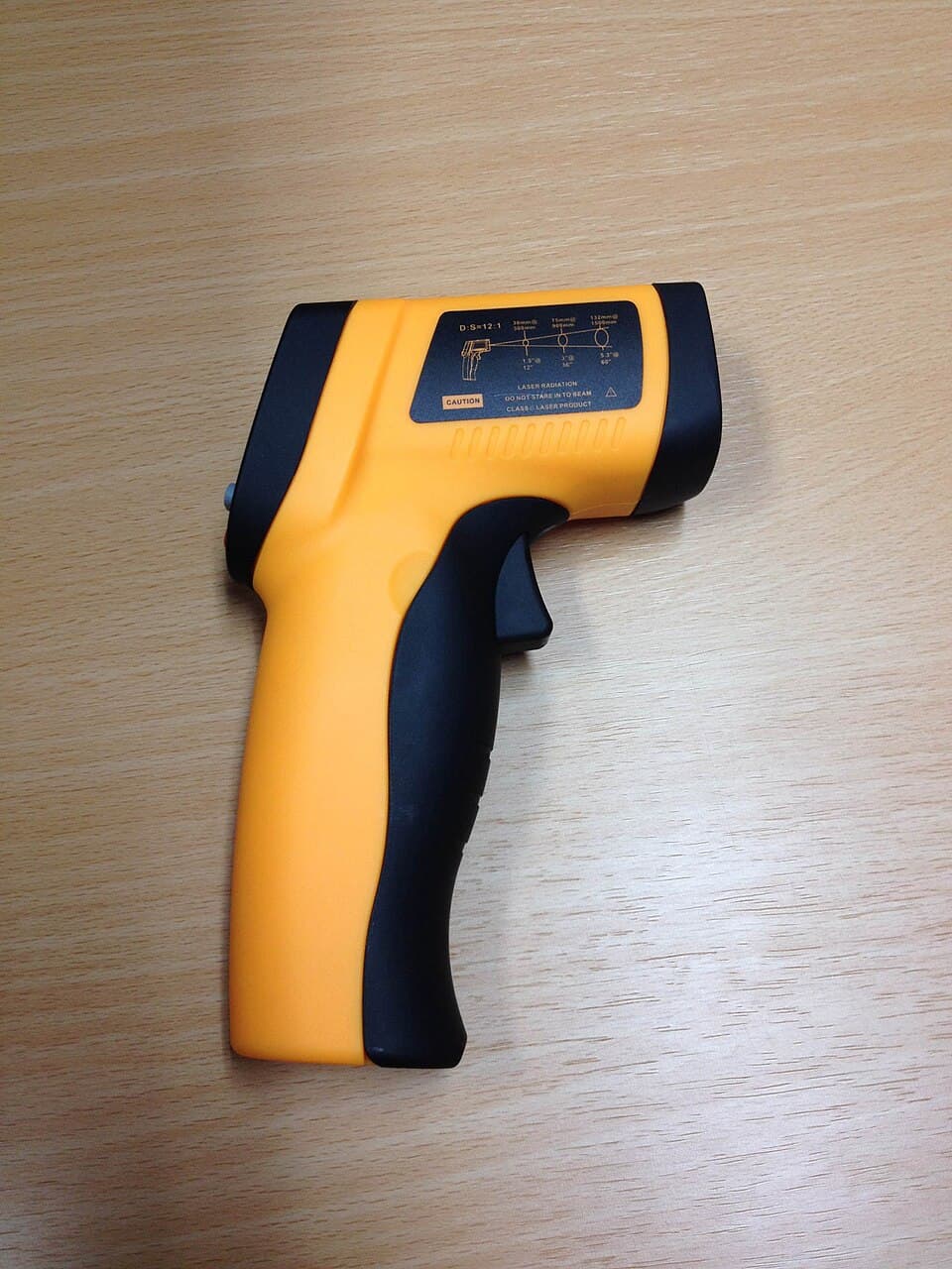 An infrared thermometer