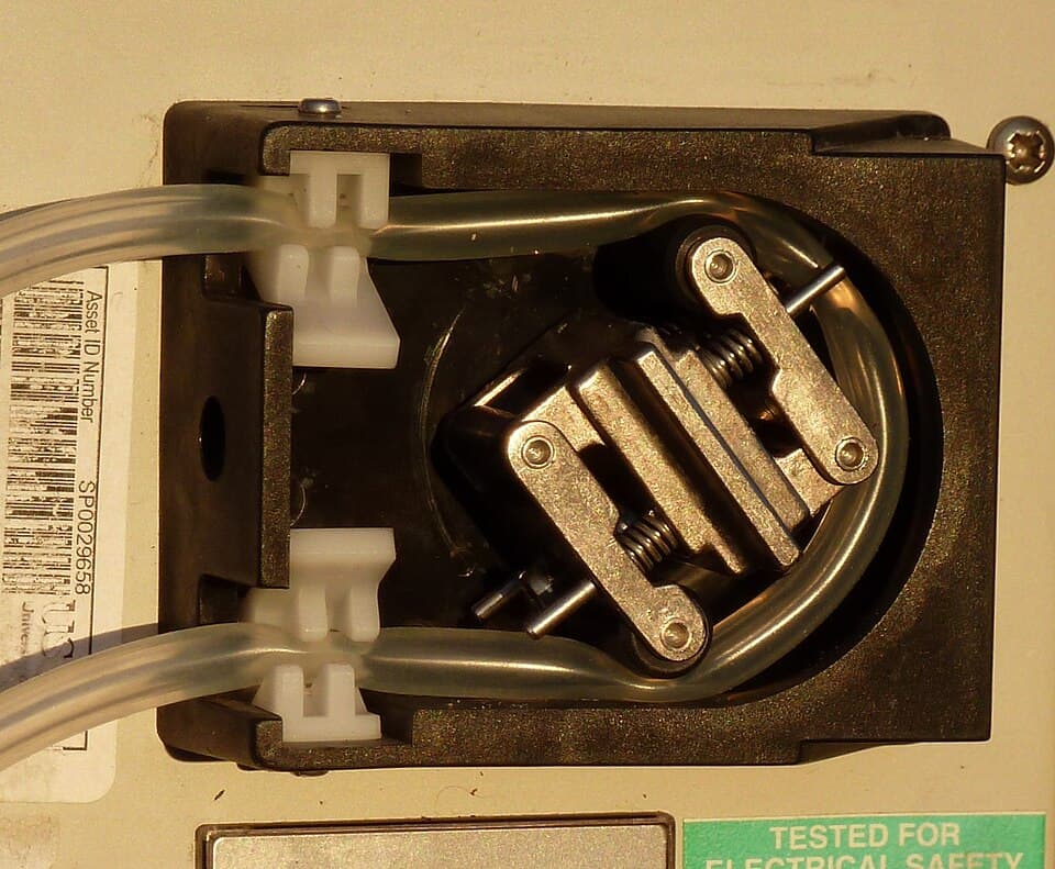 Peristaltic pump head