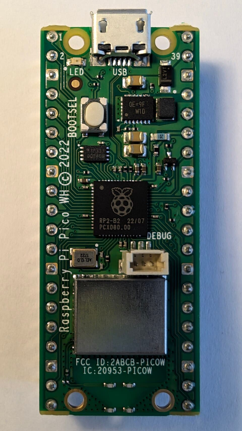 Raspberry Pi Pico WH up