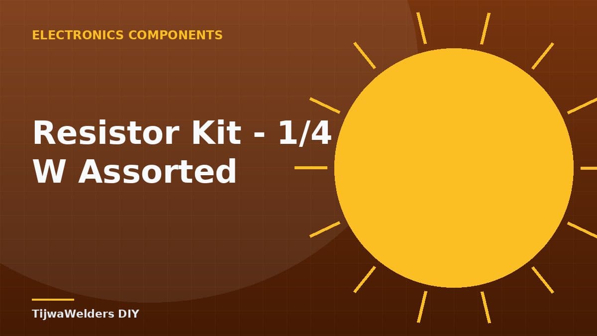 Resistor Kit — 1/4 W Assorted (600 pcs)