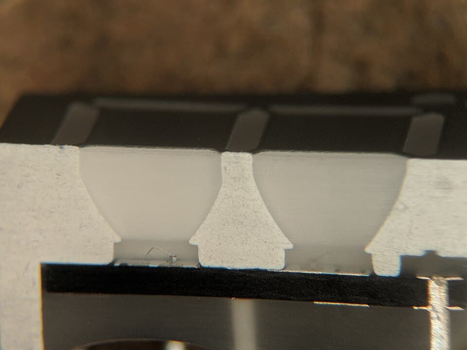 7-Segment LED Display Cross Section