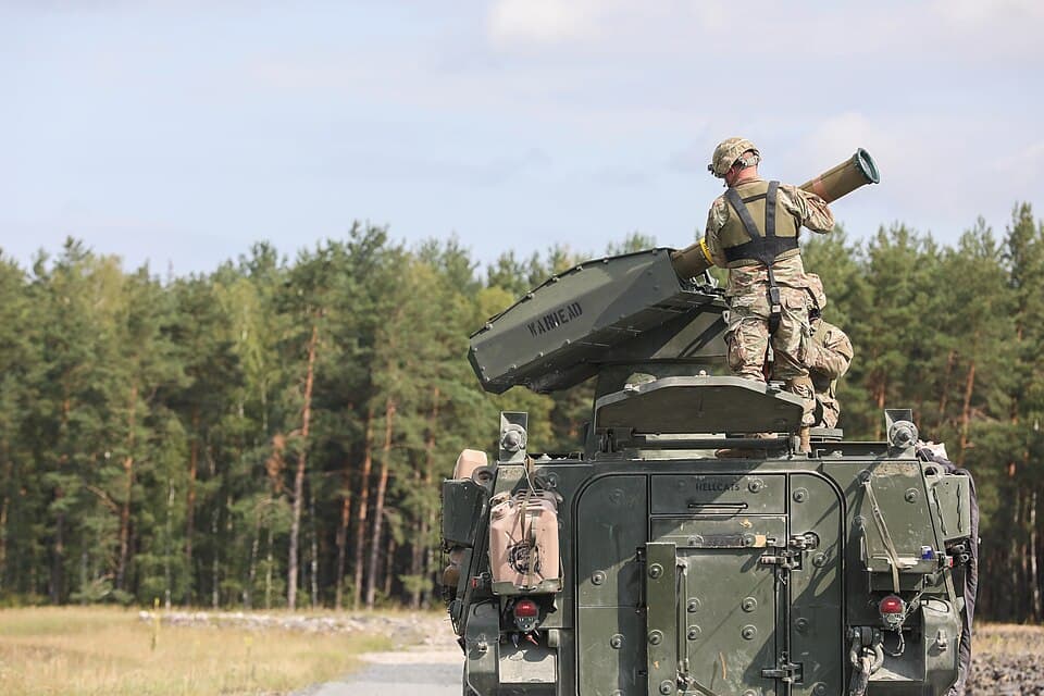 2CR fires tube launched optically tracked wire guided missiles (5670116)