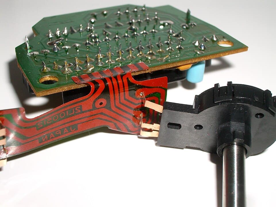 Key Tronic pro mouse -- rotary encoder connection