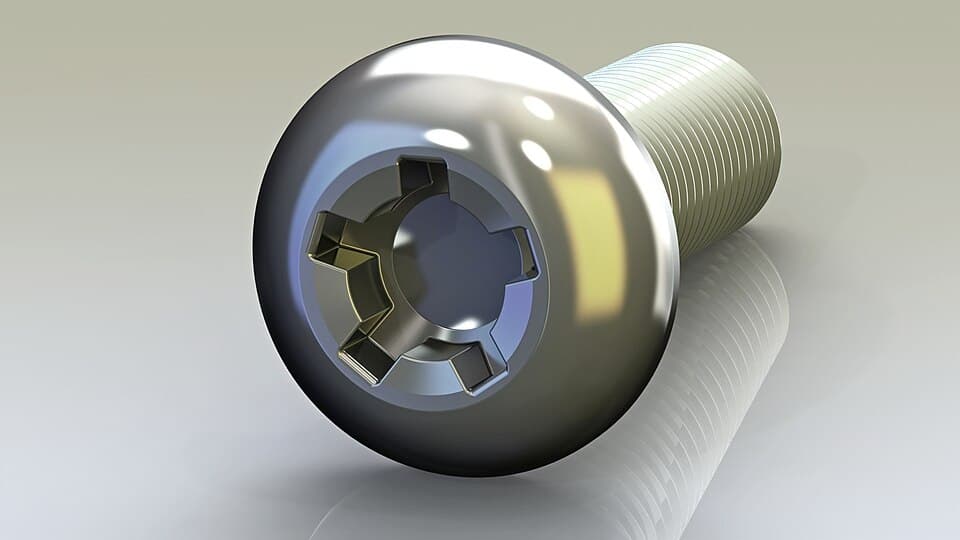 Screw Head - 5-Notched with Inner Circle