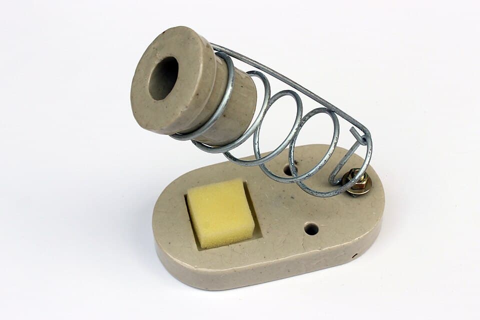 Soldering Iron Stand made with China clay