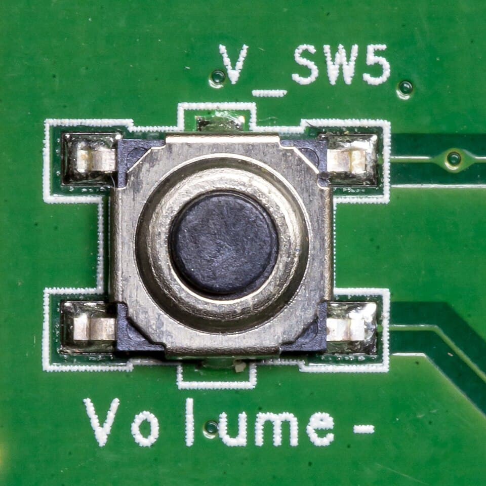 Tactile switches on a printed circuit board-9708