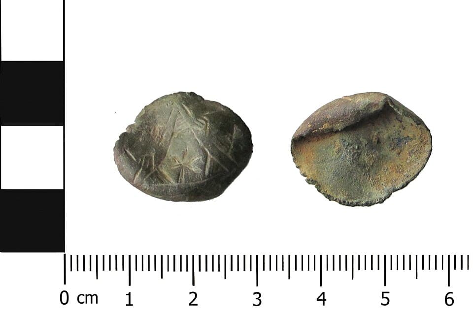 Post-medieval button, Button cap (FindID 834031)
