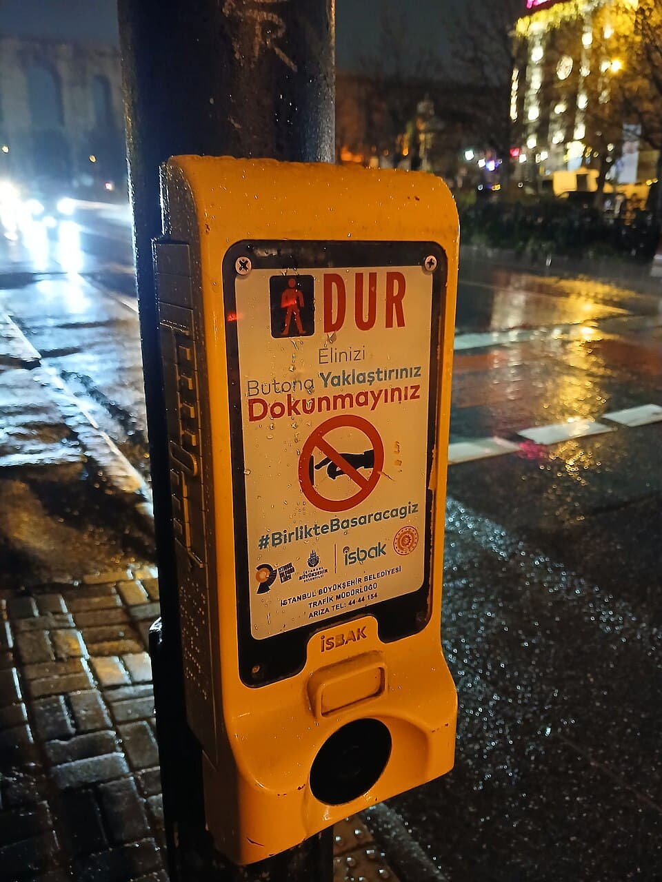 Pedestrian crossing touch sensor Istanbul 2026
