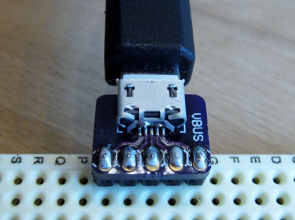 Micro USB Breakout Board