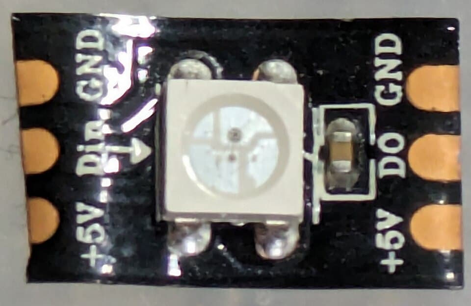 WS2812B Addressable LED Strip (1 m, 30 LEDs)